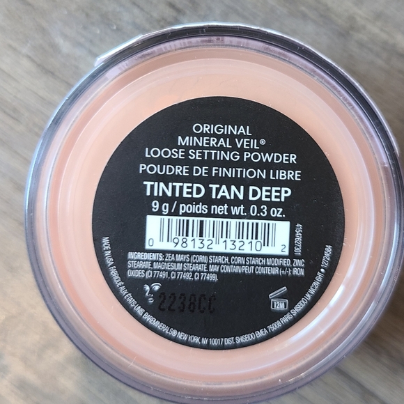 HP BareMinerals Original Veil - Loose Setting Powder-Tinted Tan Deep .3oz - Picture 2 of 3